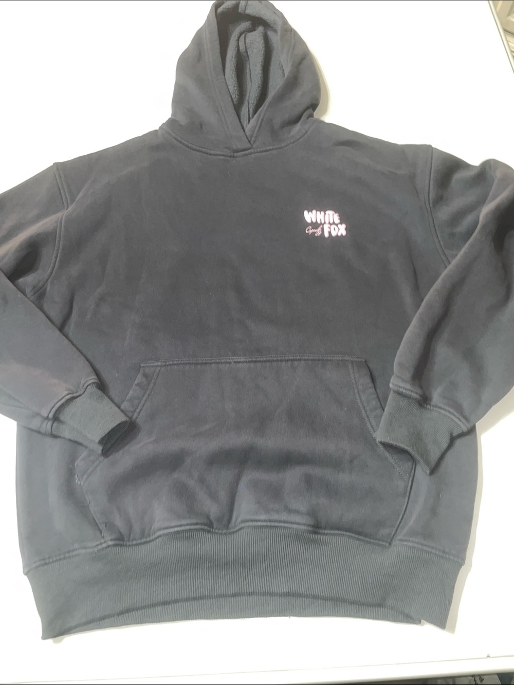 White Fox Capsule 09 gray hoodie XS